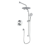 Vogt SET.OR.220.224 Worgl 2-Way TH Set - 10" Rainhead and Handheld - 4" Ceiling Arm