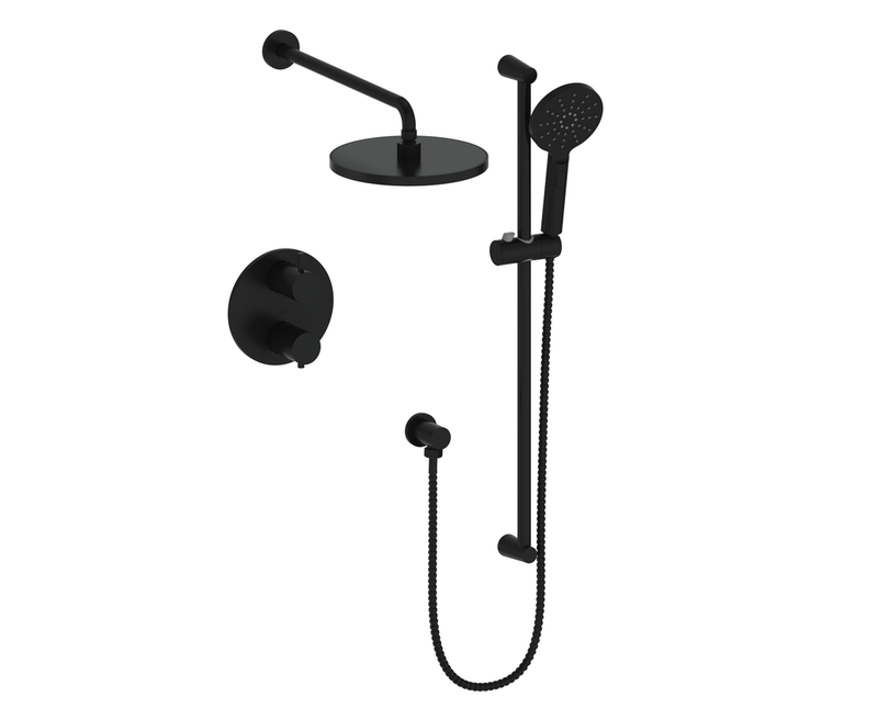 Vogt SET.OR.220.224 Worgl 2-Way TH Set - 10" Rainhead and Handheld - 4" Ceiling Arm
