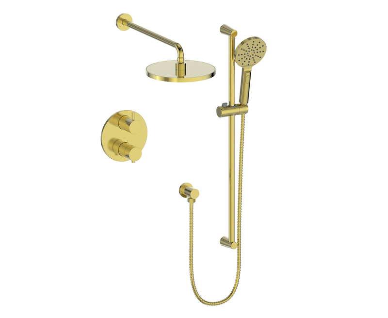 Vogt SET.OR.220.228 Worgl 2-Way TH Set - 10" Rainhead and Handheld - 8" Ceiling Arm