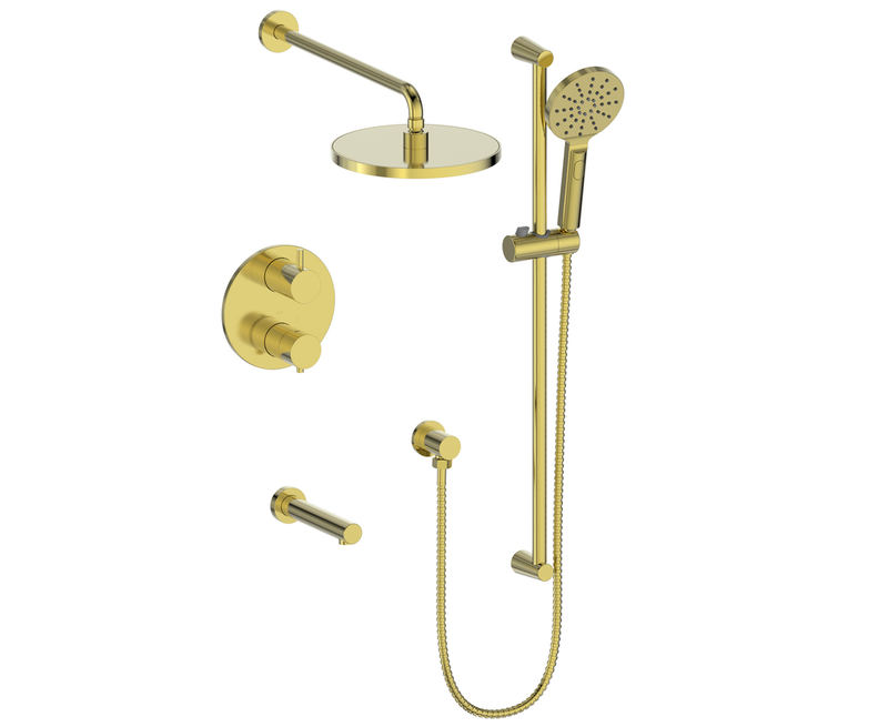Vogt SET.OR.320.320 Worgl 3-Way TH Shower Set with 10" Rainhead