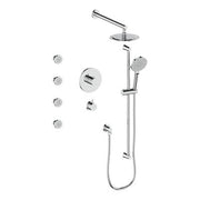 Vogt SET.WL.141.818 Worgl 3 / 4" TH Shower System with Exposed Body Jets - 8" Ceiling Arm