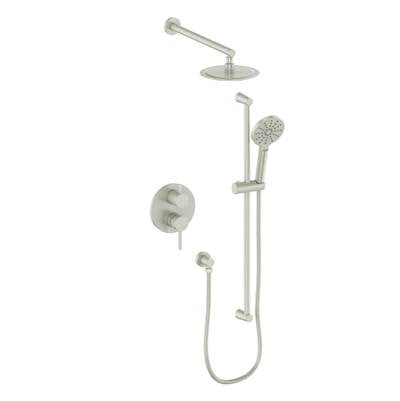 Vogt SET.WL.210.218 Worgl 2-Way PB Set - Rainhead and Handheld - 8" Ceiling Arm