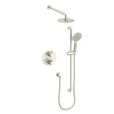 Vogt SET.WL.220.214 Worgl 2-Way TH Set - Rainhead and Handheld - 4" Ceiling Arm