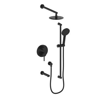 Vogt SET.WL.310.314 Worgl 3-Way PB Shower Set - 4" Ceiling Arm