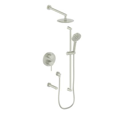 Vogt SET.WL.310.318 Worgl 3-Way PB Shower Set - 8" Ceiling Arm