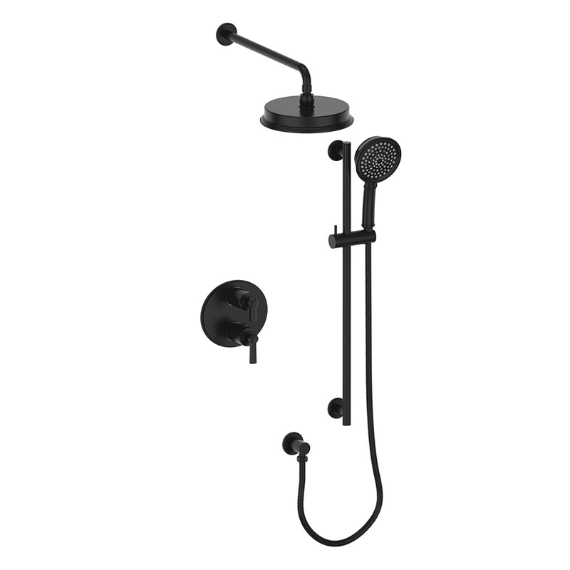 Vogt SET.Z1.220.214 Zehn 2-Way TH Set - Rainhead and Handheld - 4" Ceiling Arm