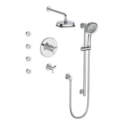 Vogt SET.Z3.141.810 Zehn 3 / 4" TH Set with Exposed Jets