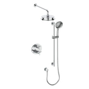 Vogt SET.Z3.220.218 Zehn 2-Way TH Set - Rainhead and Handheld - 8" Ceiling Arm