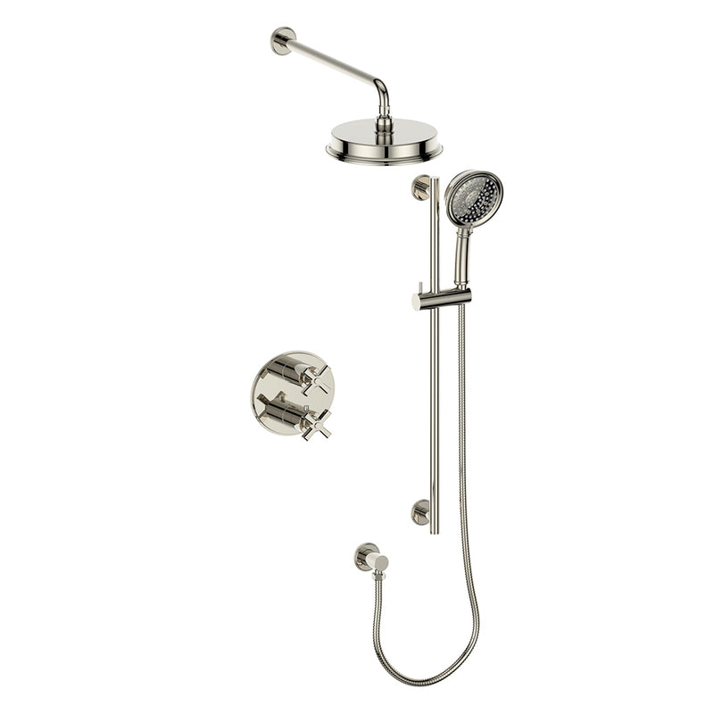 Vogt SET.Z4.220.210 Zehn 2-Way TH Set - Rainhead and Handheld