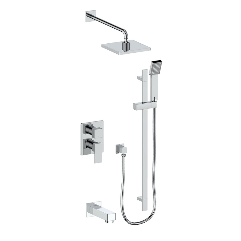 Vogt TM.AP.310.314 Kapfenberg Trim For 3-Way PB Shower Set - 4" Ceiling Arm