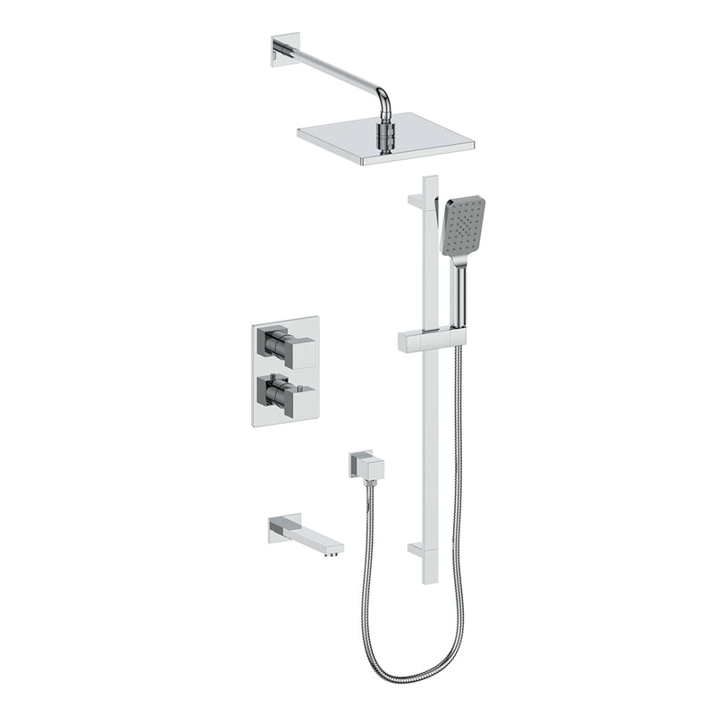 Vogt TM.AP.320.320 Kapfenberg Trim For 3-Way TH Shower Set with 10" Rainhead