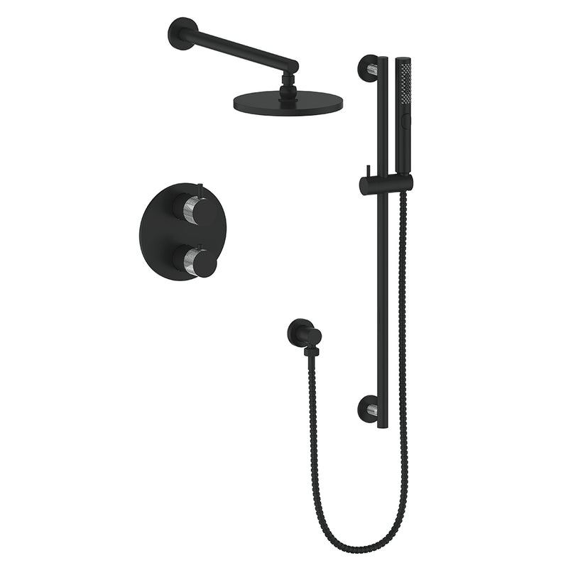 Vogt TM.DA.220.218 Drava Trim For 2-Way TH Set - Rainhead and Handheld - 8" Ceiling Arm