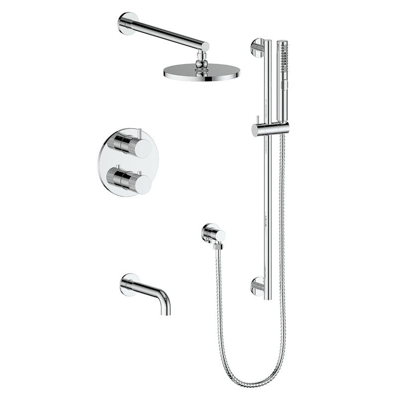 Vogt TM.DA.320.314 Drava Trim For 3-Way TH Shower Set - 4" Ceiling Arm