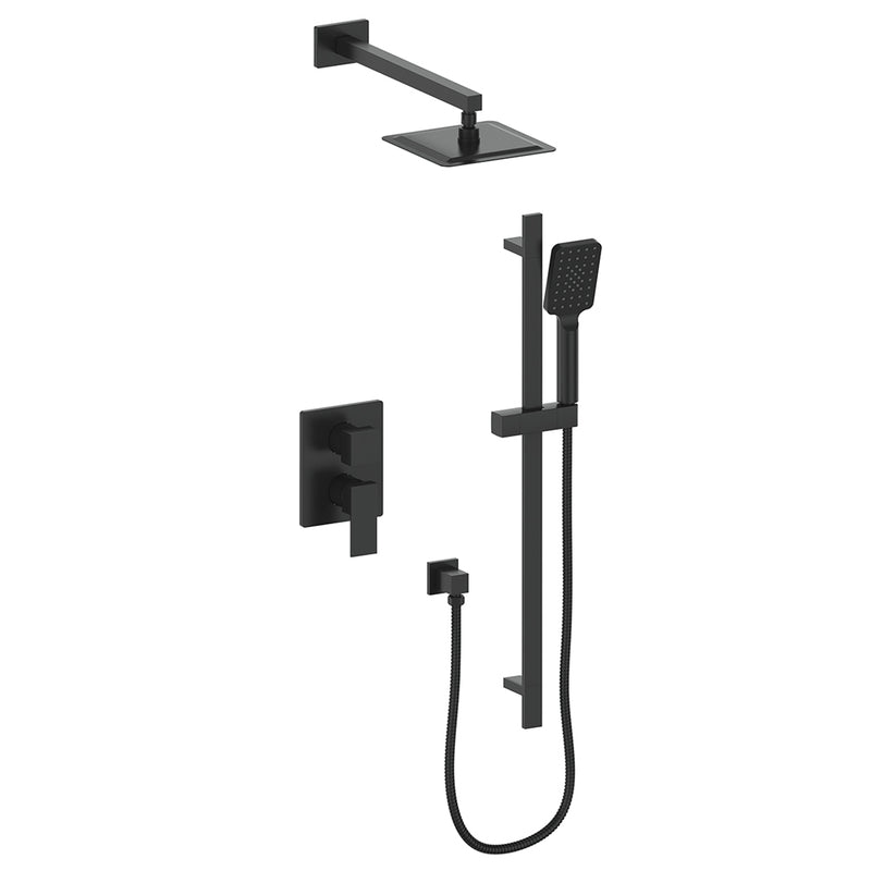 Vogt TM.KG.210.218 Kapfenberg Trim For 2-Way PB Set - Rainhead and Handheld - 8" Ceiling Arm