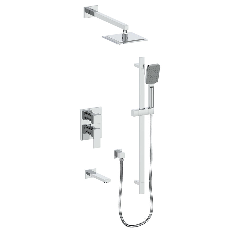 Vogt TM.KG.310.314 Kapfenberg Trim For 3-Way PB Shower Set - 4" Ceiling Arm