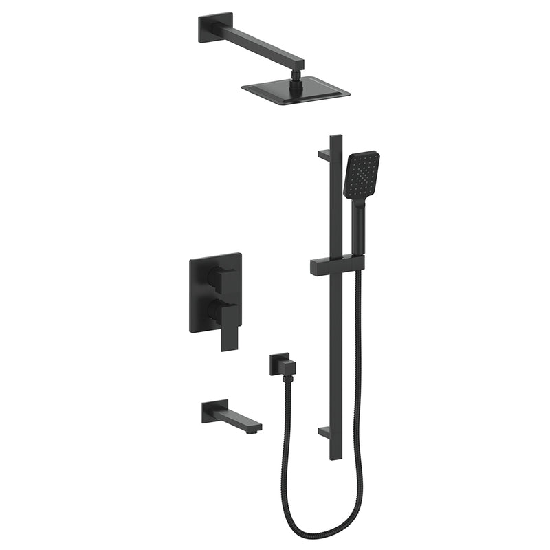 Vogt TM.KG.310.318 Kapfenberg Trim For 3-Way PB Shower Set - 8" Ceiling Arm