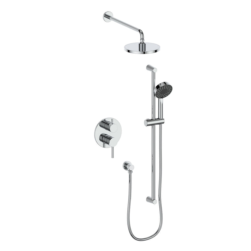 Vogt TM.OR.210.218 Worgl Trim For 2-Way PB Set - Rainhead and Handheld - 8" Ceiling Arm