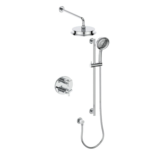 Vogt TM.Z3.220.214 Zehn Trim For 2-Way TH Set - Rainhead and Handheld - 4" Ceiling Arm