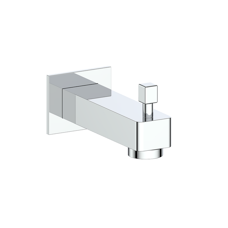 Vogt TS.41.07 Square Tub Spout with Diverter