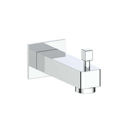 Vogt TS.41.07 Square Tub Spout with Diverter
