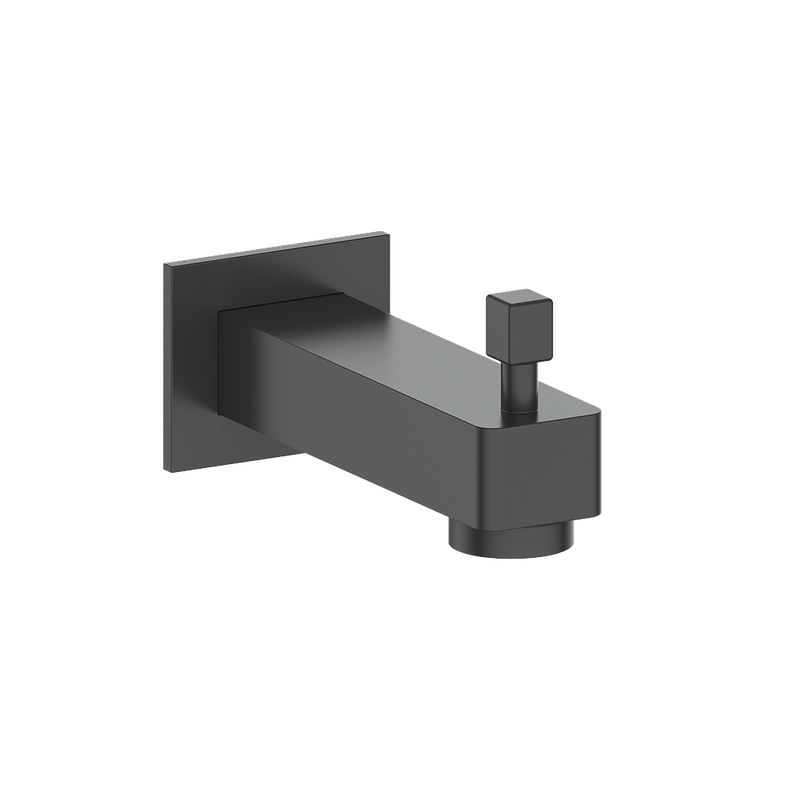 Vogt TS.41.07 Square Tub Spout with Diverter