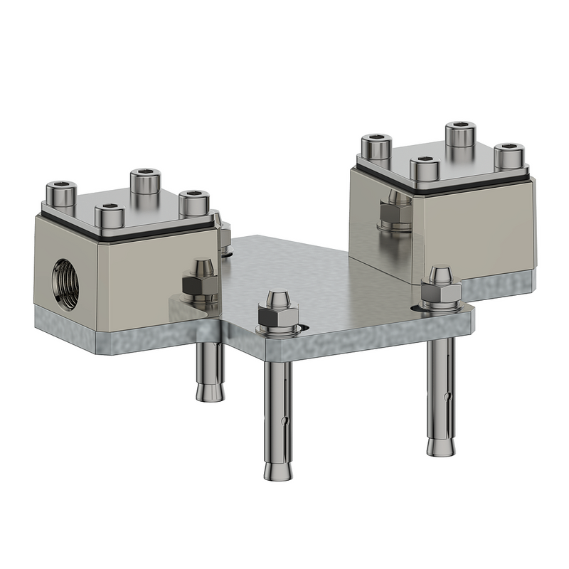 Vogt VE.2100 Rough For Zehn Floor Mount Tub Filler