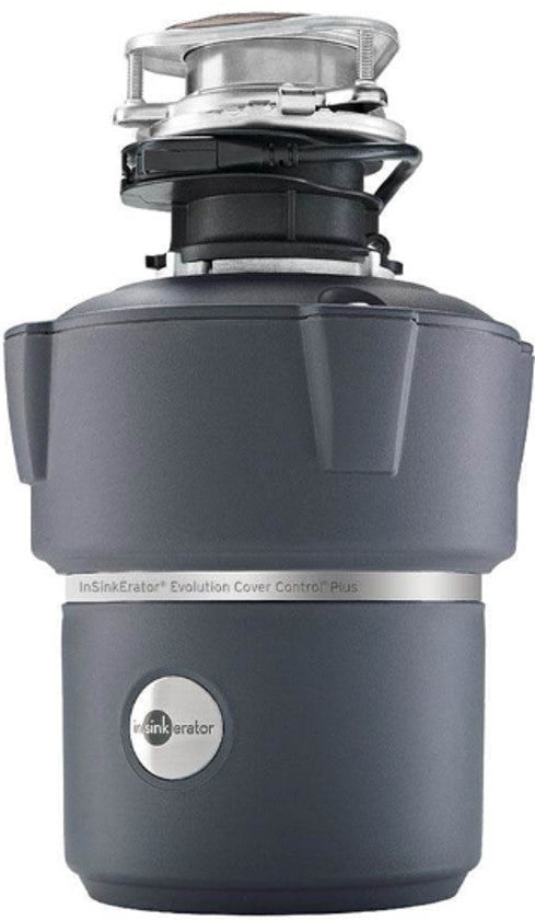 Insinkerator Evolution Cover Control Plus Garbage Disposal Batch Feed 3/4 HP