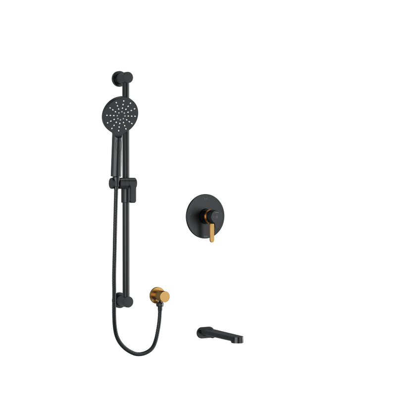 Riobel Nibi TKIT1244NB Shower Kit 1244 Trim (Without Rough-in)