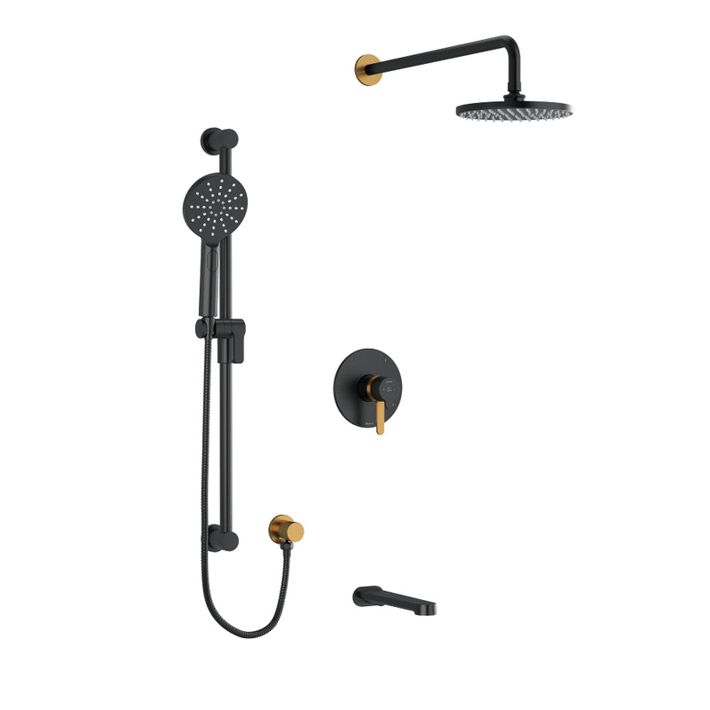Riobel Nibi TKIT1345NB Shower Kit 1345 Trim (Without Rough-in)