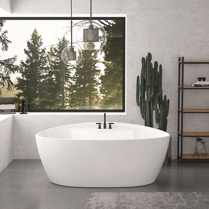 Zitta Pura white tub 59 7/8 x 32 5/8 x 24 5/8