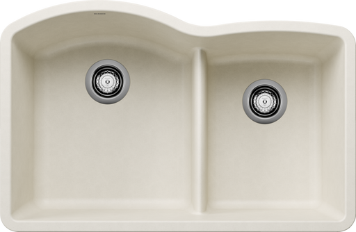 BLANCO DIAMOND U 1.75 LOW DIVIDE SOFT WHITE