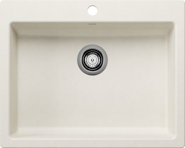 BLANCO PRECIS SINGLE 25 ADA DUAL MOUNT SOFT WHITE