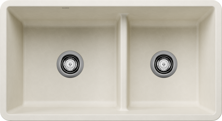 BLANCO PRECIS U 1.75 LOW DIVIDE SOFT WHITE