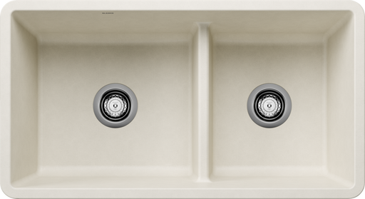 BLANCO PRECIS U 1.75 LOW DIVIDE SOFT WHITE