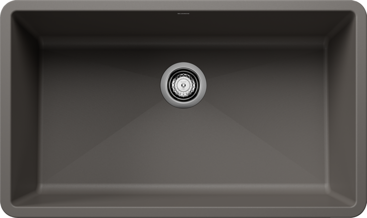 BLANCO PRECIS U SUPER SINGLE VOLCANO GRAY