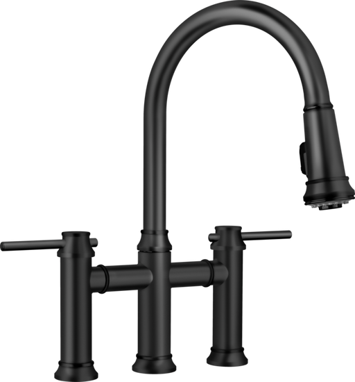 BLANCO EMPRESSA BRIDGE 1.5 GPM MATTE BLACK