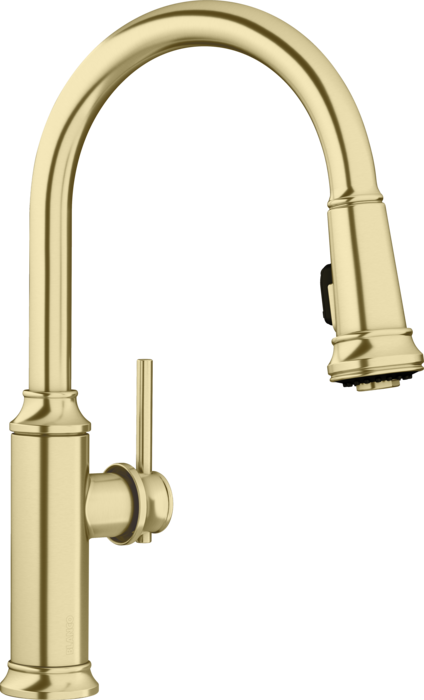 BLANCO EMPRESSA HIGH ARC 1.5 GPM SATIN GOLD