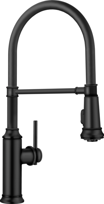 BLANCO EMPRESSA SEMI-PRO 1.5 GPM MATTE BLACK