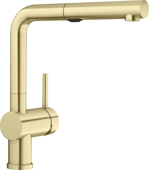 BLANCO LINUS PULL OUT 1.5 GPM SATIN GOLD