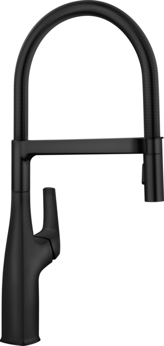 BLANCO RIVANA SEMI-PRO 1.5 GPM MATTE BLACK