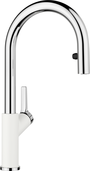BLANCO URBENA PULL DOWN 1.5 GPM CHROME/WHITE 