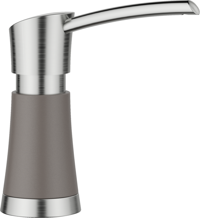 BLANCO ARTONA SOAP DISPENSER PVD STEEL/VOLCANO GRAY