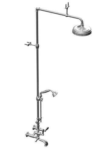 Rubinet 2WHXL HEXIS-WALL MNT TS WFIXED SHW HEAD