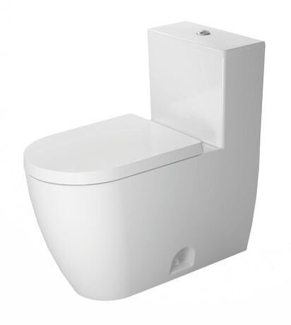 Duravit 2173010085 ME by Starck One-Piece Toilet Duravit Rimless Dual Flash