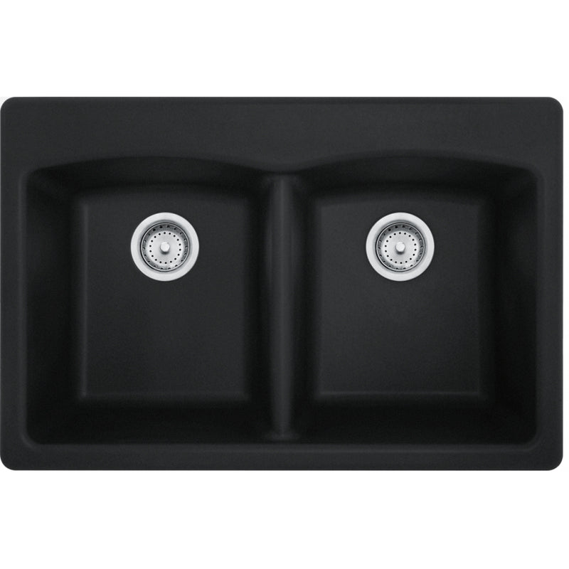 Franke ED33229-1-CA Ellipse DM Granite Double 36Cab