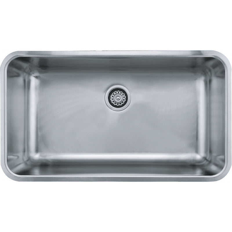 Franke GDX11031-CA Grande Undermount 18G Stainless Steel Single 36Cab