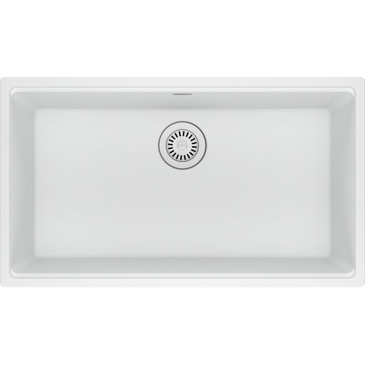 Franke MAG11029-S Maris Undermount Granite Single 33Cab with Strainer Basket