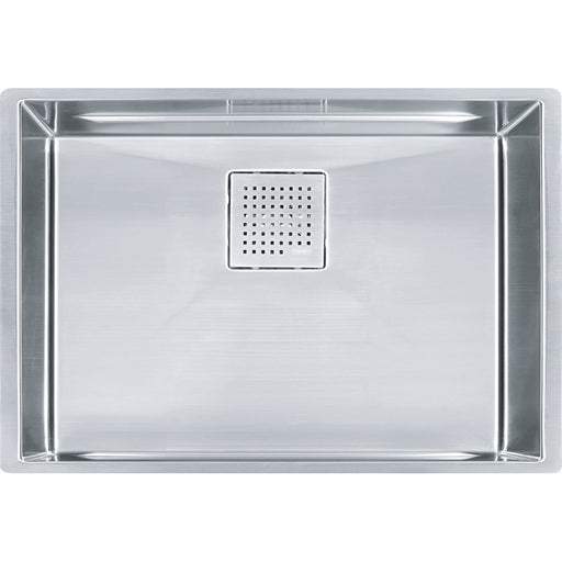 Franke PKX11025-S Peak Undermount 16G Stainless Steel Single 30Cab with Strainer Basket