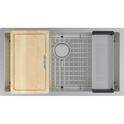 Franke PS2X110-33-WKC Pro 2 Undermount 16G Stainless Steel Single 39Cab - Workcenter