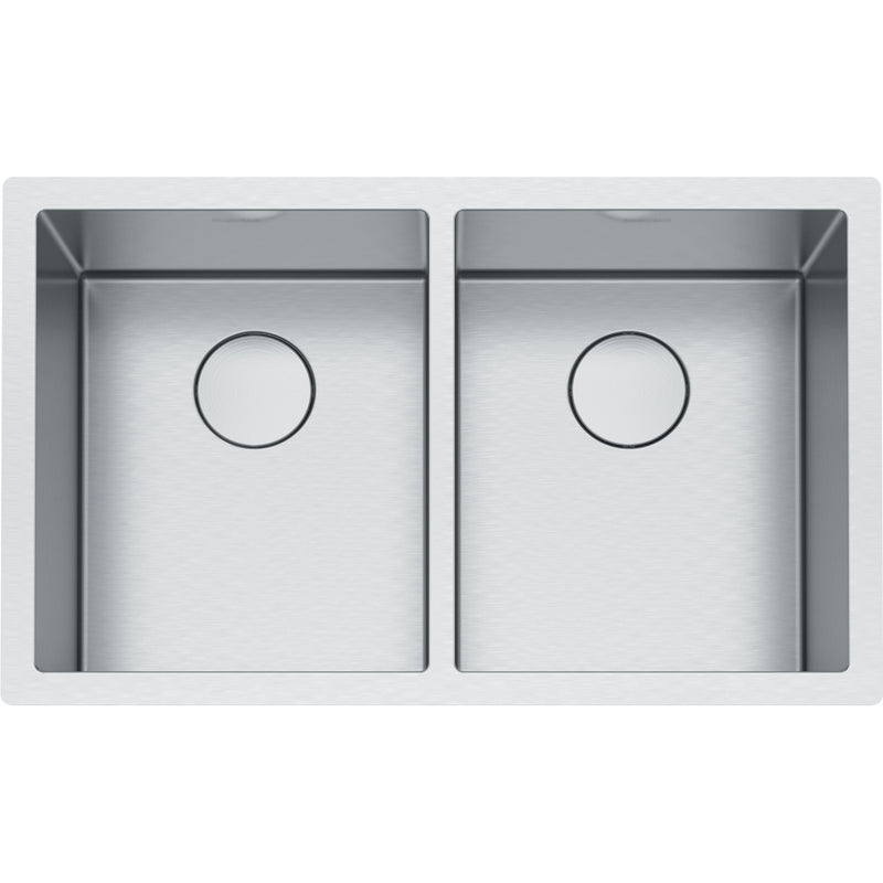 Franke PS2X120-14-14-CA Professional 2 Undermount 16G Stainless Steel Double 36Cab